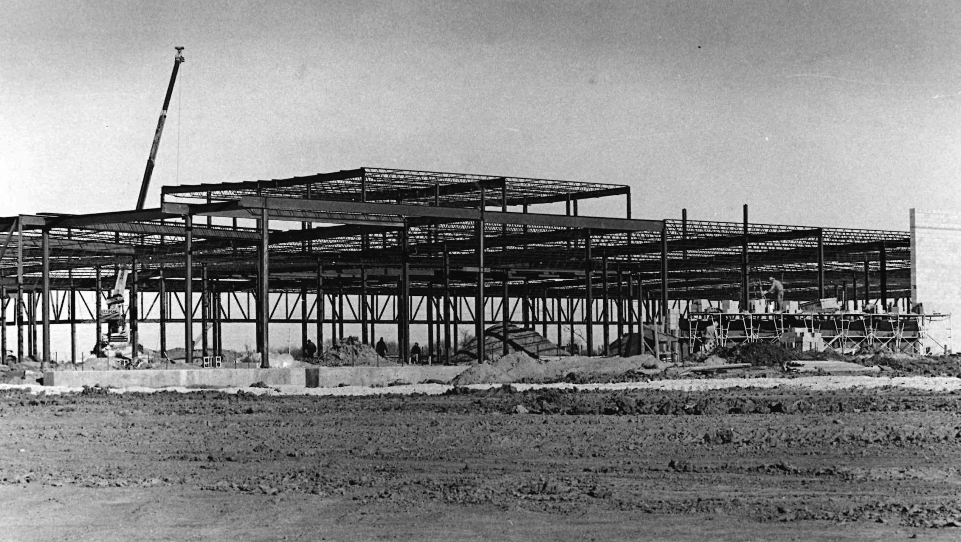 Hickory Point Mall construction 1